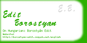 edit borostyan business card